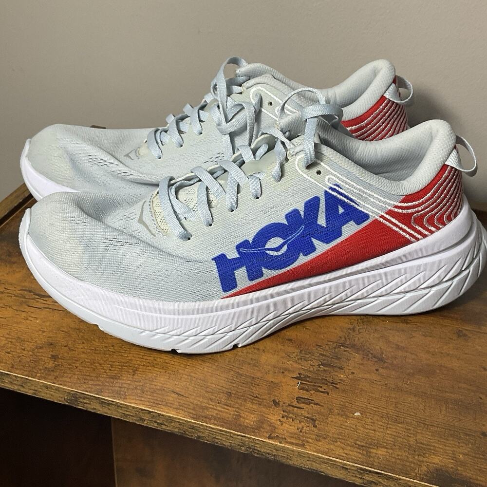 Hoka Women's Running Shoes - White and Red - Picture 4 of 11